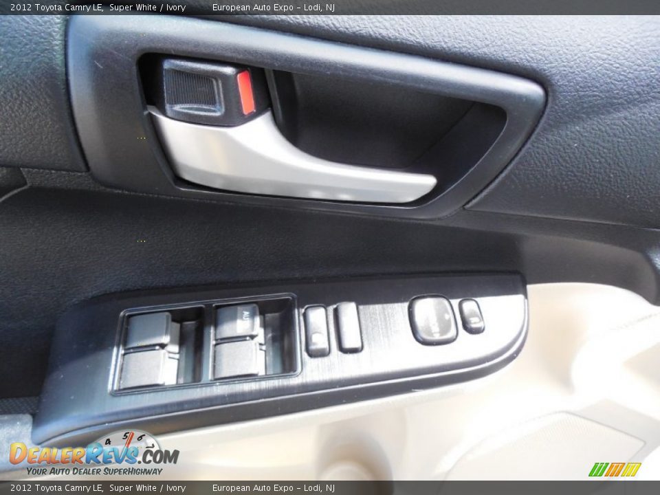 2012 Toyota Camry LE Super White / Ivory Photo #9