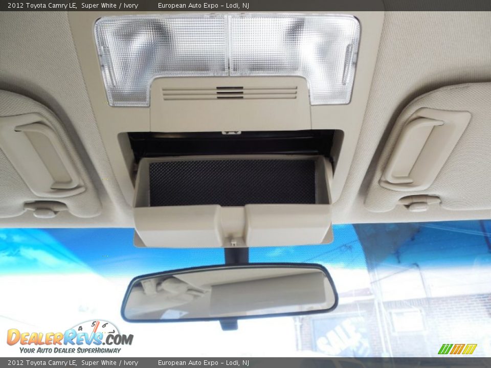 2012 Toyota Camry LE Super White / Ivory Photo #19