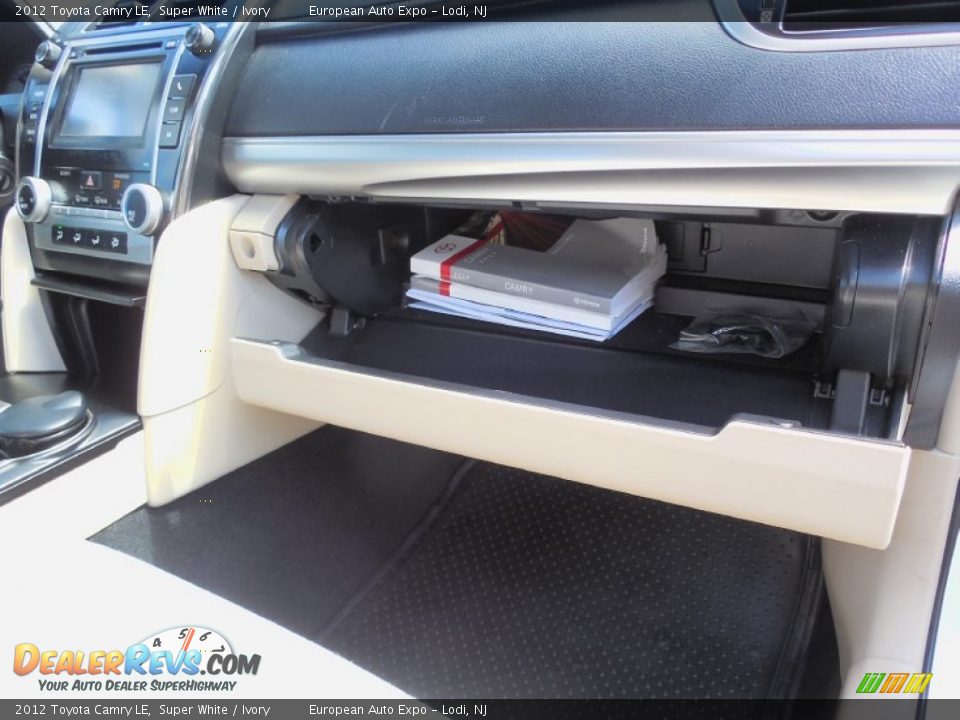 2012 Toyota Camry LE Super White / Ivory Photo #22