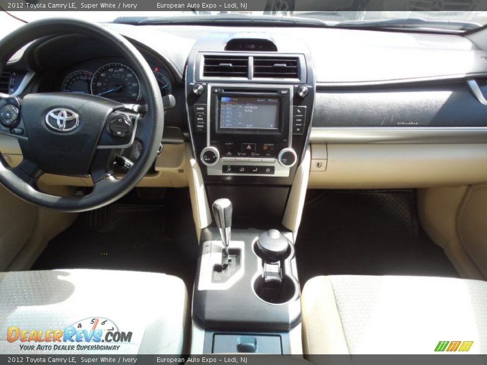 2012 Toyota Camry LE Super White / Ivory Photo #26