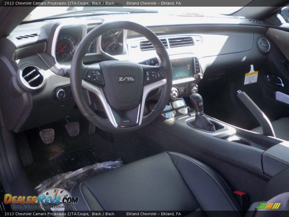 Black Interior - 2013 Chevrolet Camaro Projexauto Z/TA Coupe Photo #21