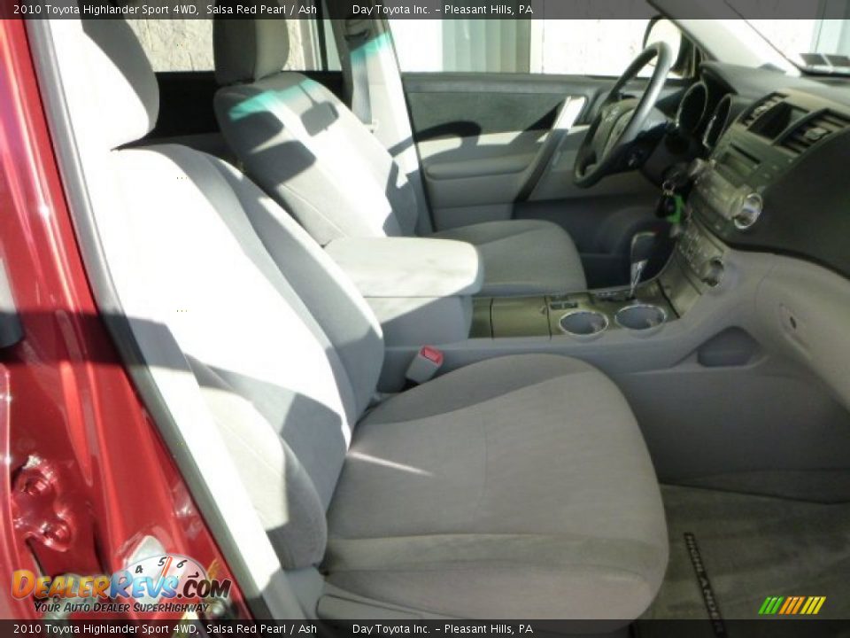 2010 Toyota Highlander Sport 4WD Salsa Red Pearl / Ash Photo #9