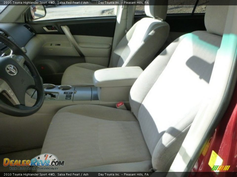 2010 Toyota Highlander Sport 4WD Salsa Red Pearl / Ash Photo #12
