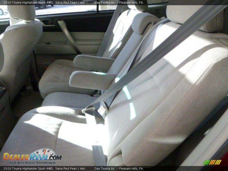 2010 Toyota Highlander Sport 4WD Salsa Red Pearl / Ash Photo #13