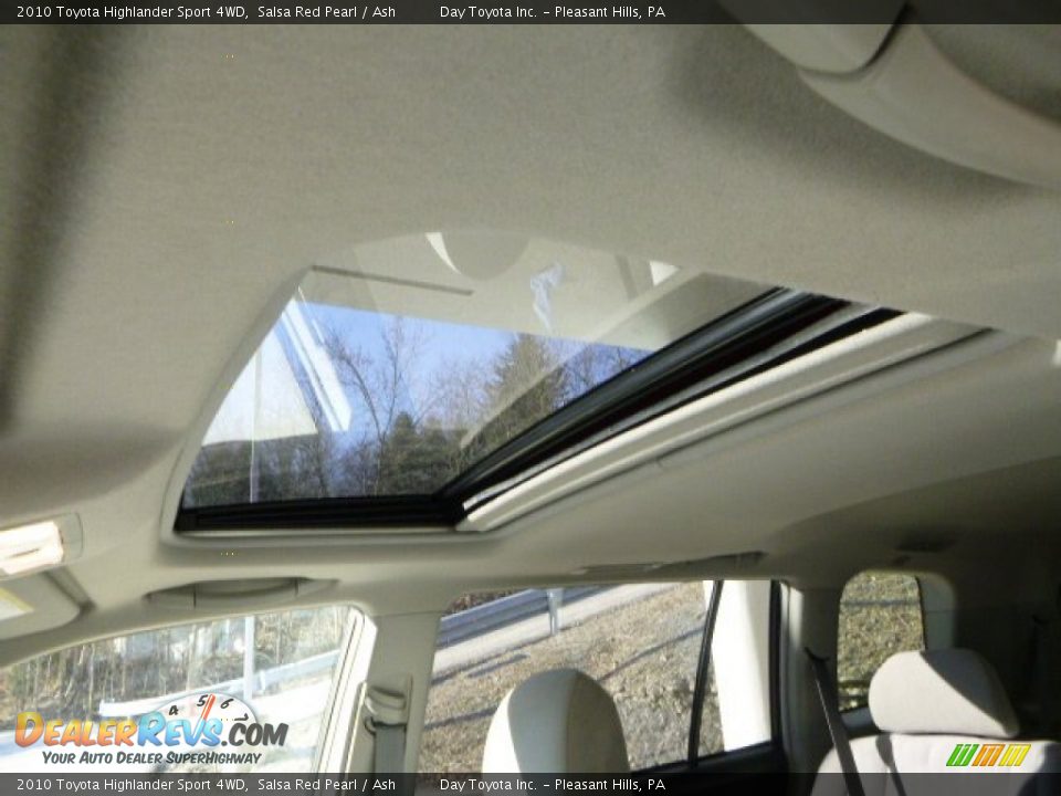 2010 Toyota Highlander Sport 4WD Salsa Red Pearl / Ash Photo #16