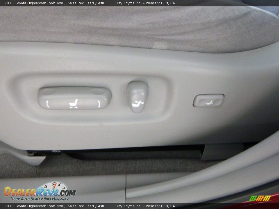 2010 Toyota Highlander Sport 4WD Salsa Red Pearl / Ash Photo #17