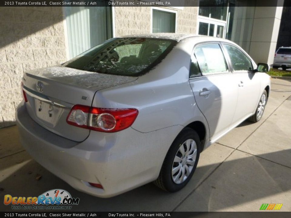 2013 Toyota Corolla LE Classic Silver Metallic / Ash Photo #2