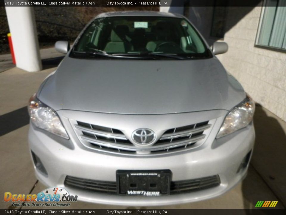 2013 Toyota Corolla LE Classic Silver Metallic / Ash Photo #6