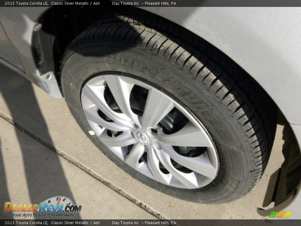 2013 Toyota Corolla LE Classic Silver Metallic / Ash Photo #8