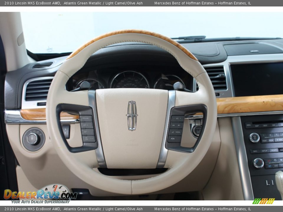 2010 Lincoln MKS EcoBoost AWD Steering Wheel Photo #7