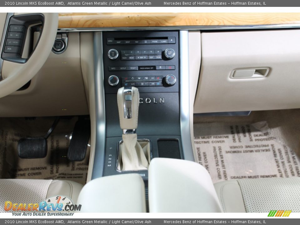 2010 Lincoln MKS EcoBoost AWD Atlantis Green Metallic / Light Camel/Olive Ash Photo #11