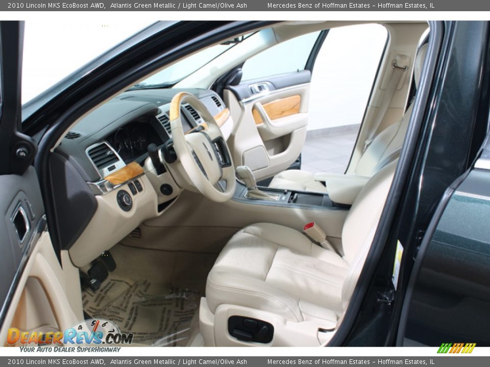 Light Camel/Olive Ash Interior - 2010 Lincoln MKS EcoBoost AWD Photo #18