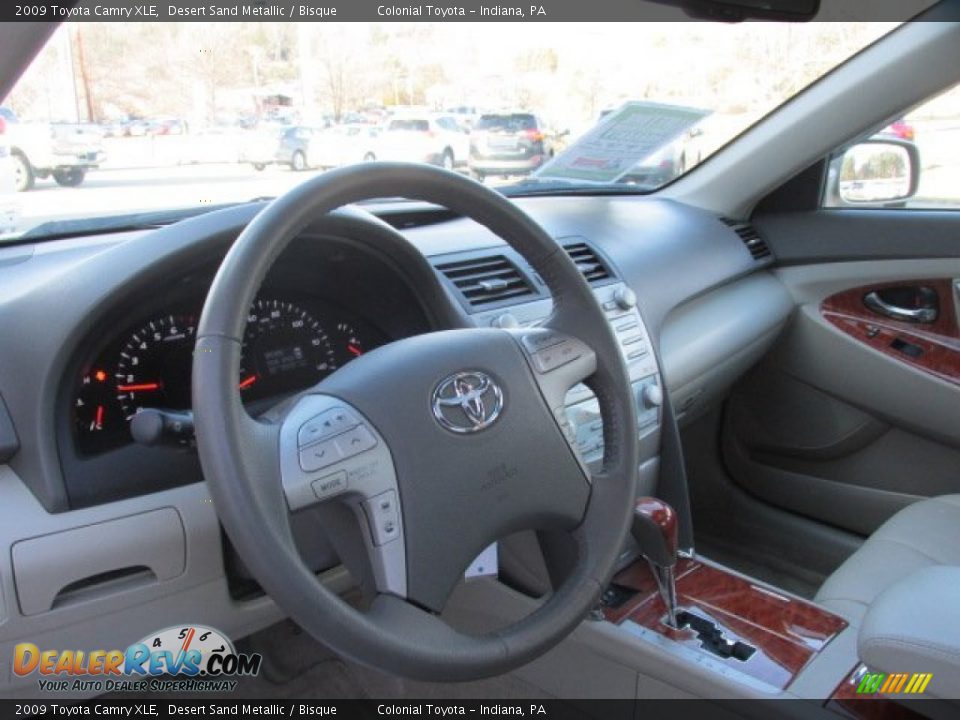 2009 Toyota Camry XLE Desert Sand Metallic / Bisque Photo #11