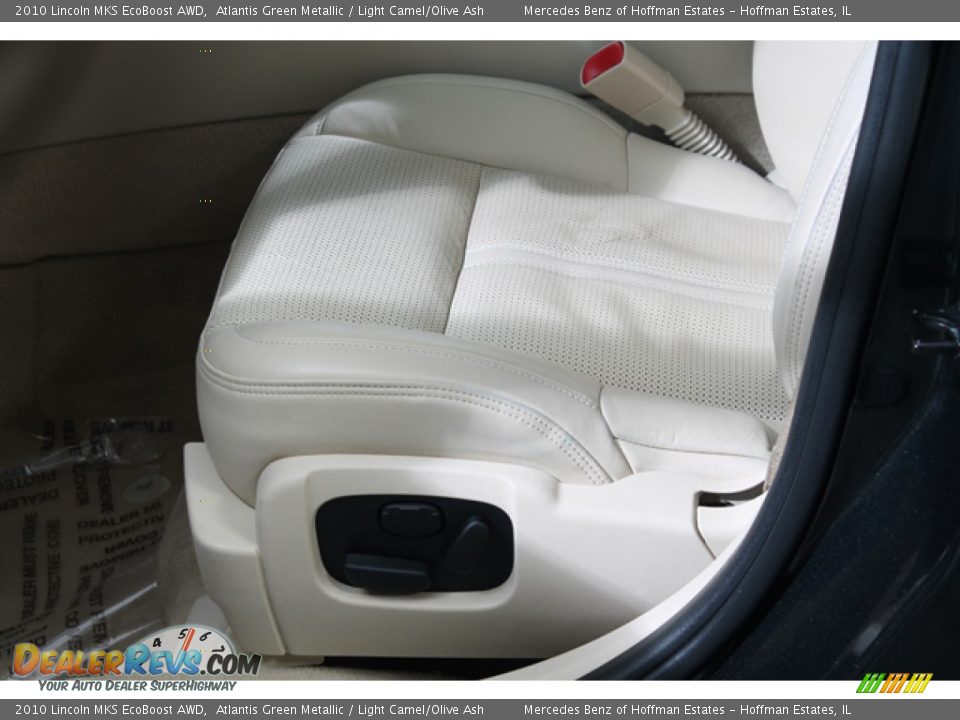 2010 Lincoln MKS EcoBoost AWD Atlantis Green Metallic / Light Camel/Olive Ash Photo #20