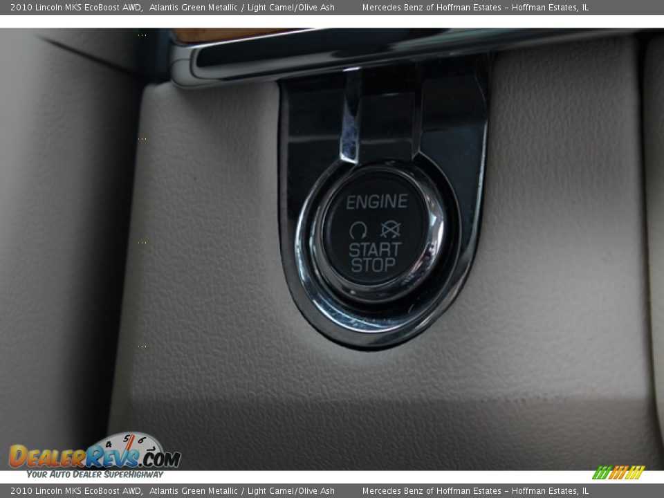 2010 Lincoln MKS EcoBoost AWD Atlantis Green Metallic / Light Camel/Olive Ash Photo #21
