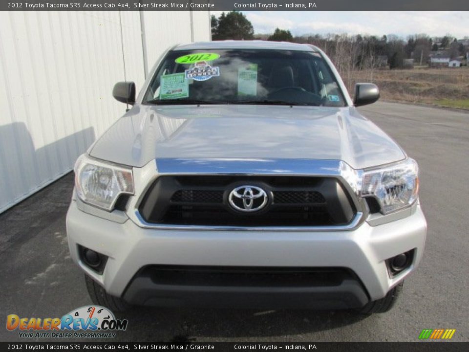 2012 Toyota Tacoma SR5 Access Cab 4x4 Silver Streak Mica / Graphite Photo #3