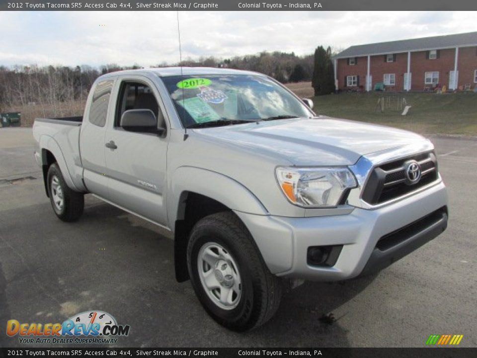 Front 3/4 View of 2012 Toyota Tacoma SR5 Access Cab 4x4 Photo #4