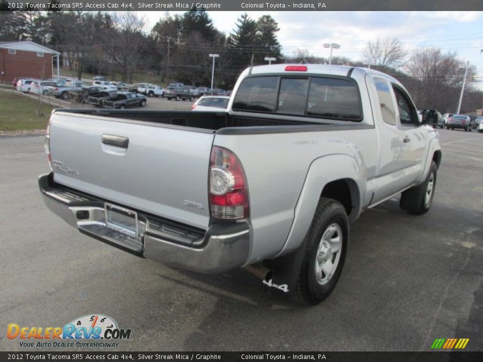 2012 Toyota Tacoma SR5 Access Cab 4x4 Silver Streak Mica / Graphite Photo #6