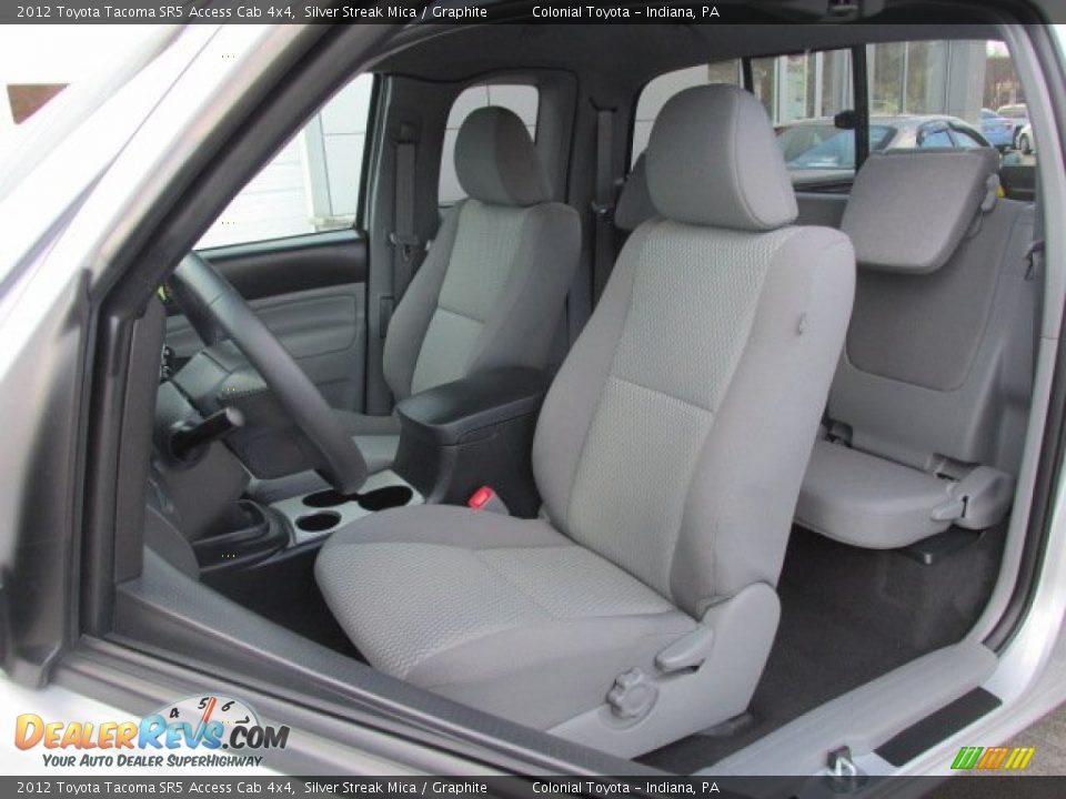 Graphite Interior - 2012 Toyota Tacoma SR5 Access Cab 4x4 Photo #11