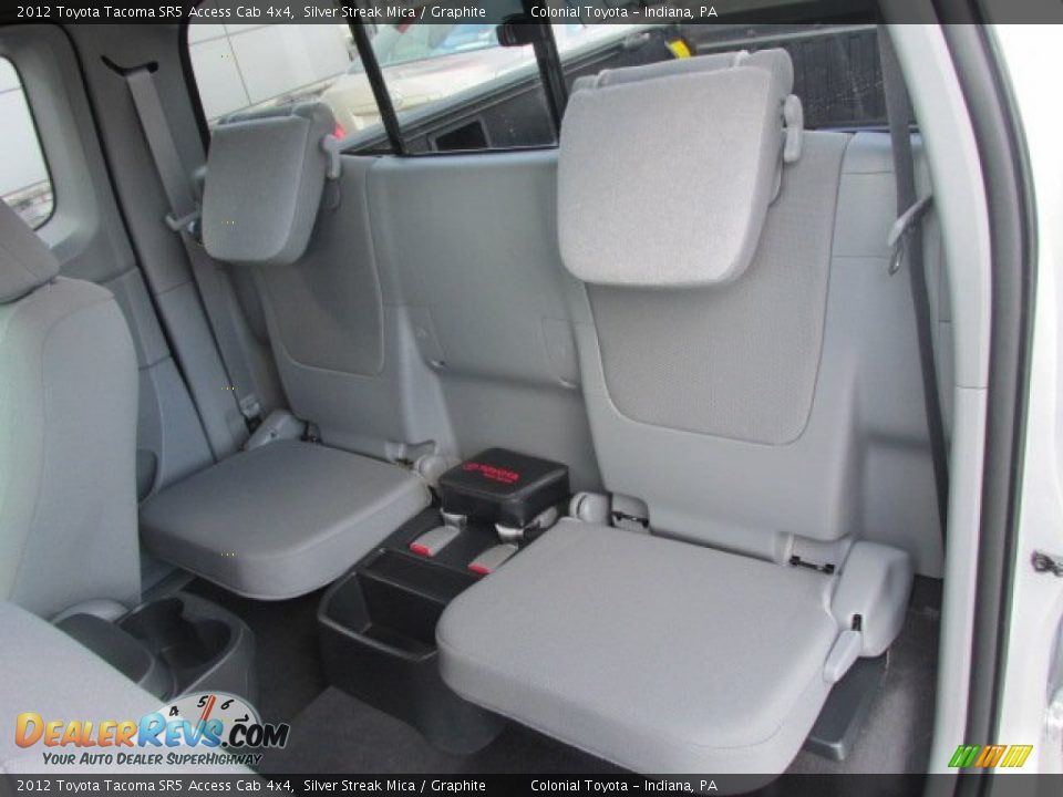 Rear Seat of 2012 Toyota Tacoma SR5 Access Cab 4x4 Photo #12
