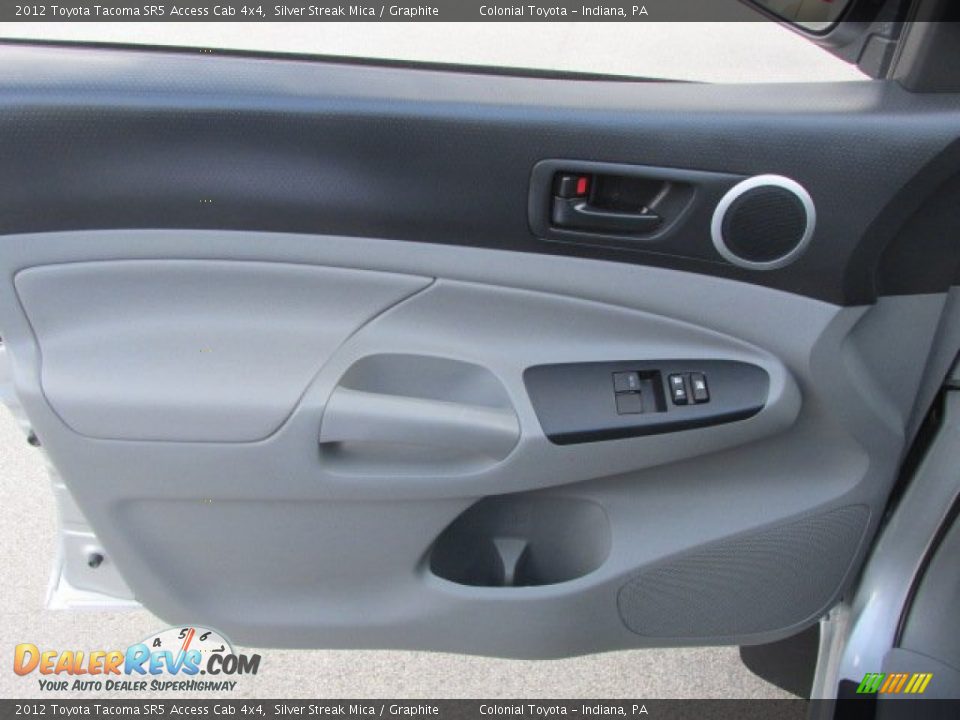 2012 Toyota Tacoma SR5 Access Cab 4x4 Silver Streak Mica / Graphite Photo #14