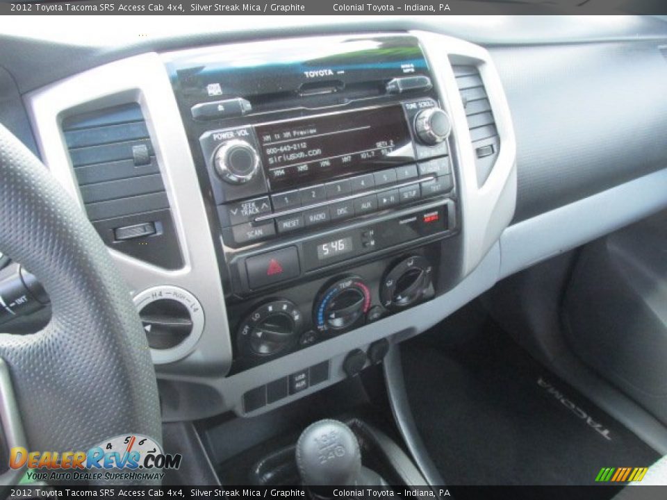 Controls of 2012 Toyota Tacoma SR5 Access Cab 4x4 Photo #15