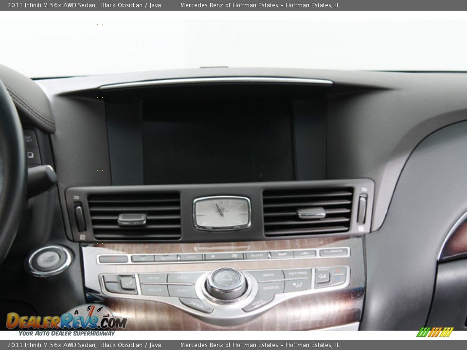 2011 Infiniti M 56x AWD Sedan Black Obsidian / Java Photo #10