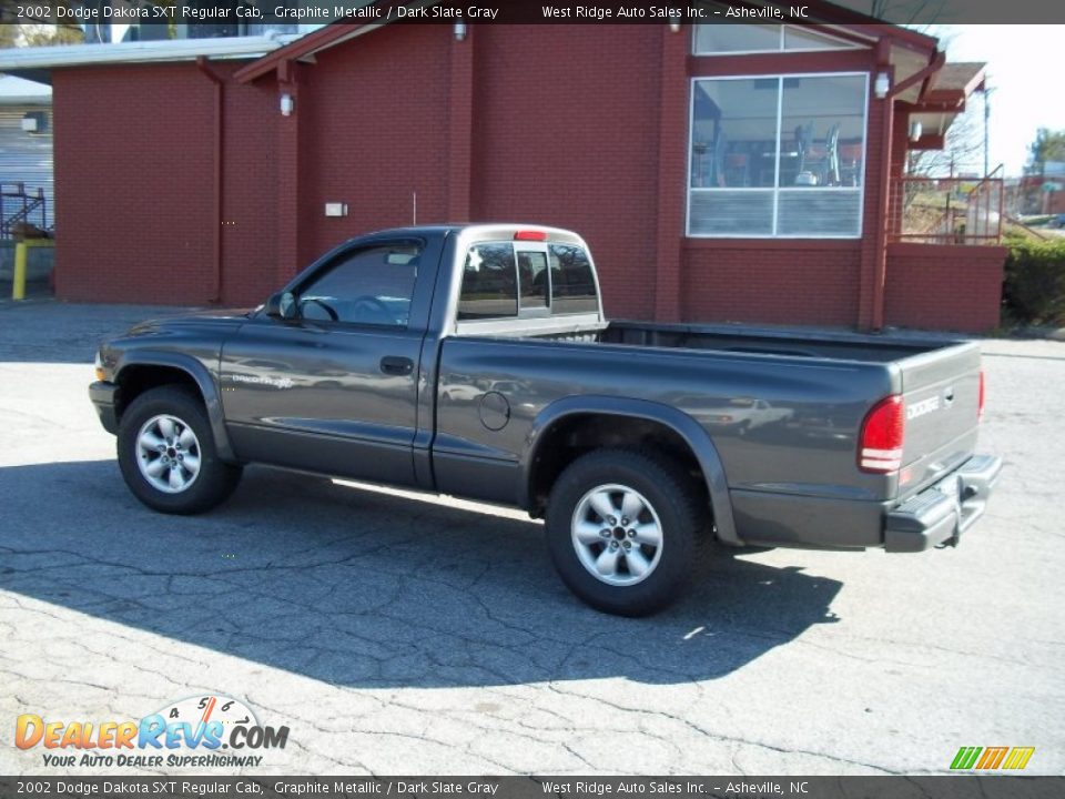 Graphite Metallic 2002 Dodge Dakota SXT Regular Cab Photo #6
