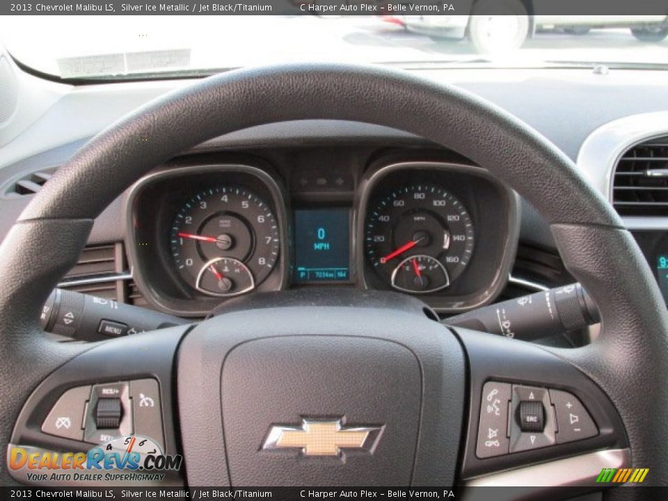 2013 Chevrolet Malibu LS Silver Ice Metallic / Jet Black/Titanium Photo #17