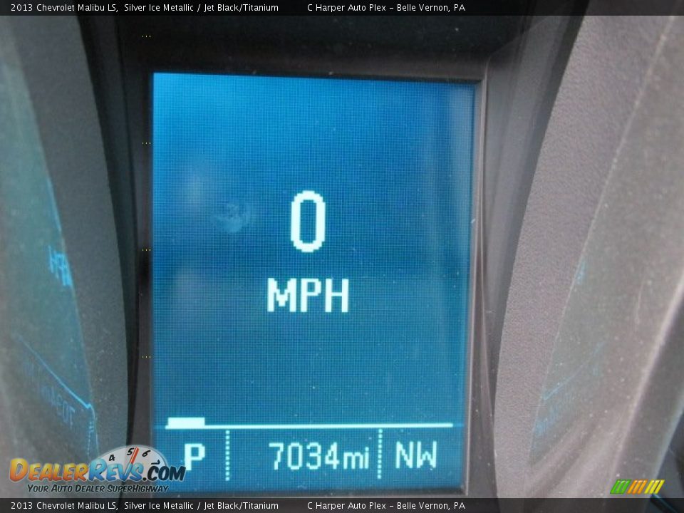 2013 Chevrolet Malibu LS Silver Ice Metallic / Jet Black/Titanium Photo #25