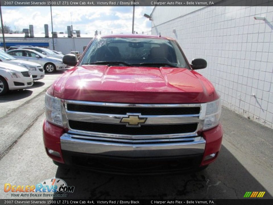 2007 Chevrolet Silverado 1500 LT Z71 Crew Cab 4x4 Victory Red / Ebony Black Photo #4