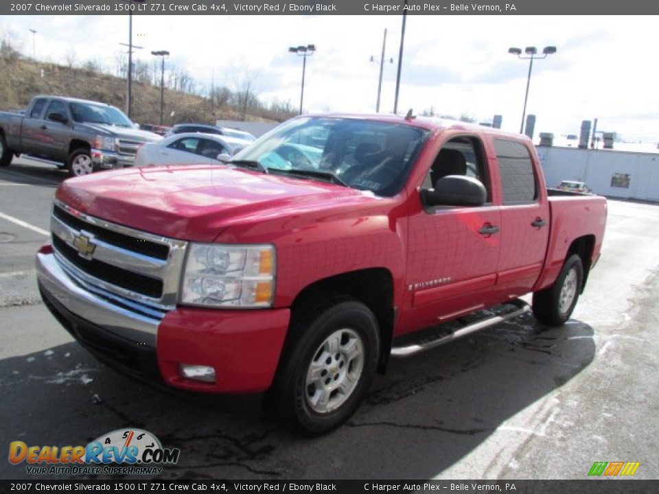 2007 Chevrolet Silverado 1500 LT Z71 Crew Cab 4x4 Victory Red / Ebony Black Photo #5