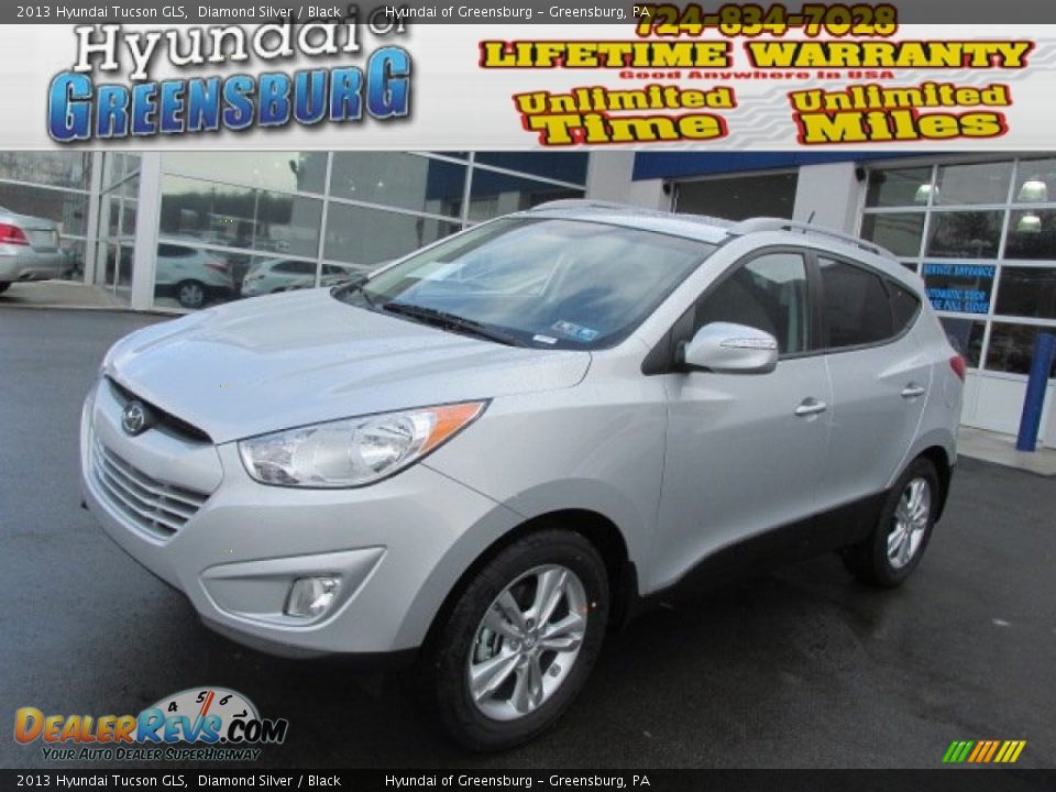 2013 Hyundai Tucson GLS Diamond Silver / Black Photo #1