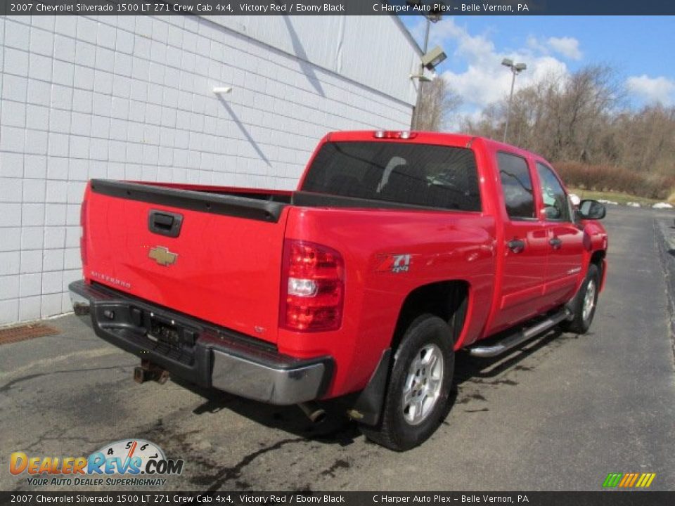 2007 Chevrolet Silverado 1500 LT Z71 Crew Cab 4x4 Victory Red / Ebony Black Photo #9