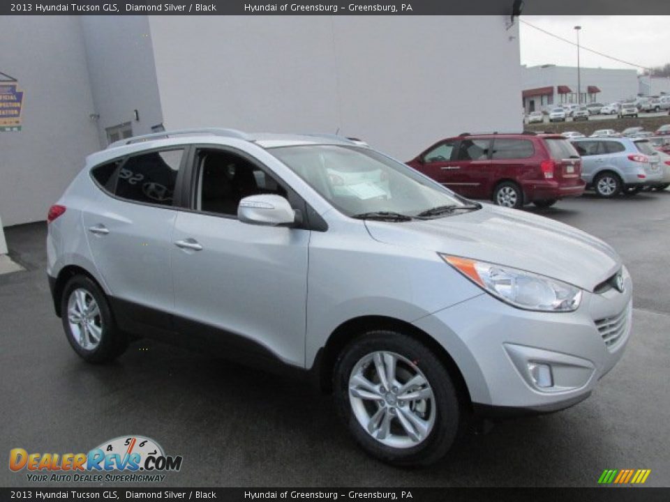 2013 Hyundai Tucson GLS Diamond Silver / Black Photo #3