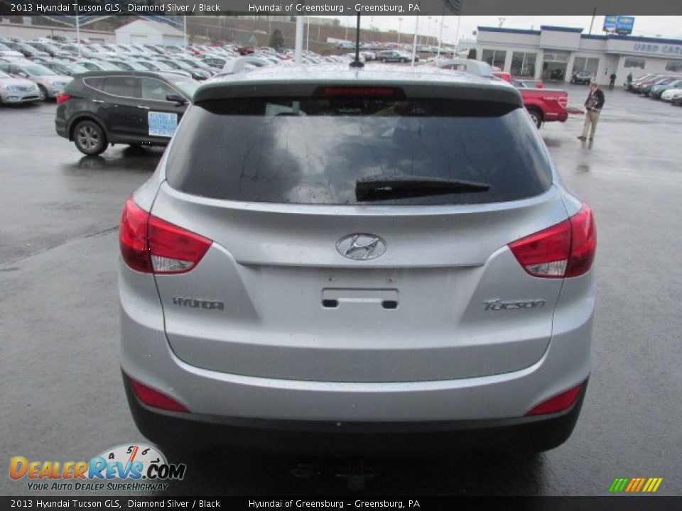 2013 Hyundai Tucson GLS Diamond Silver / Black Photo #4