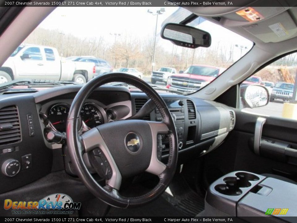 2007 Chevrolet Silverado 1500 LT Z71 Crew Cab 4x4 Victory Red / Ebony Black Photo #14