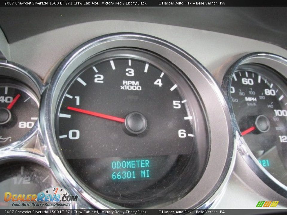 2007 Chevrolet Silverado 1500 LT Z71 Crew Cab 4x4 Victory Red / Ebony Black Photo #25