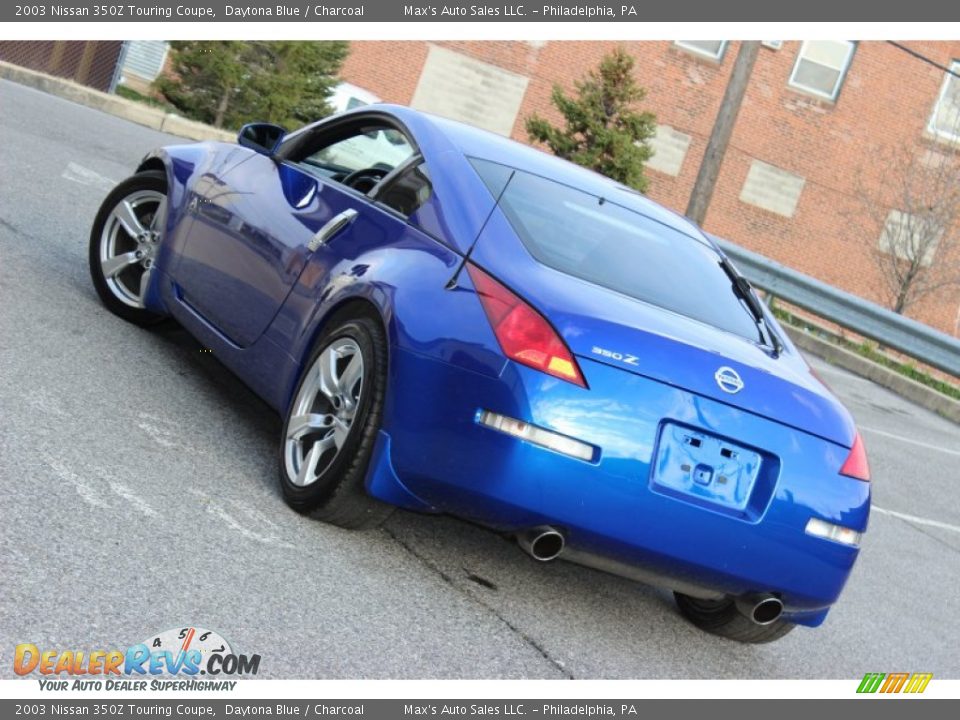 2003 Nissan 350Z Touring Coupe Daytona Blue / Charcoal Photo #3