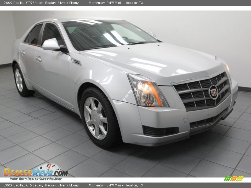 2009 Cadillac CTS Sedan Radiant Silver / Ebony Photo #1