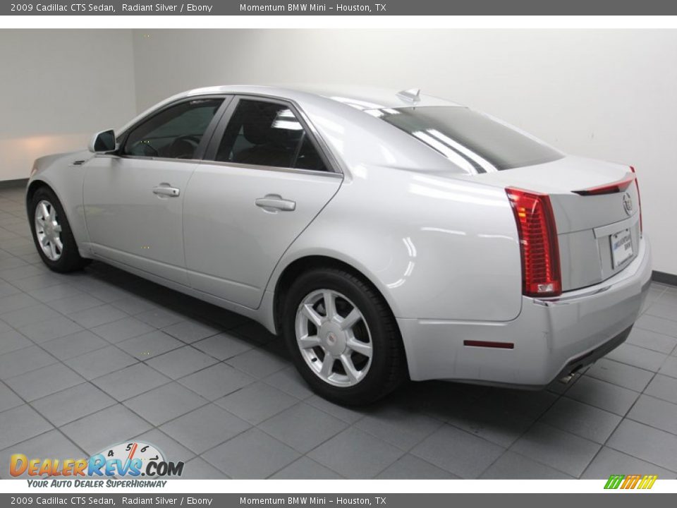 2009 Cadillac CTS Sedan Radiant Silver / Ebony Photo #5
