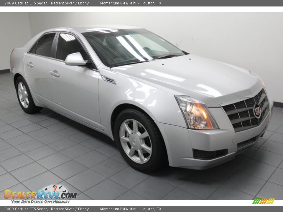 2009 Cadillac CTS Sedan Radiant Silver / Ebony Photo #8