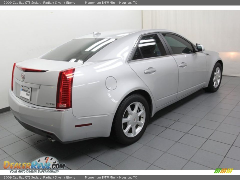 2009 Cadillac CTS Sedan Radiant Silver / Ebony Photo #11