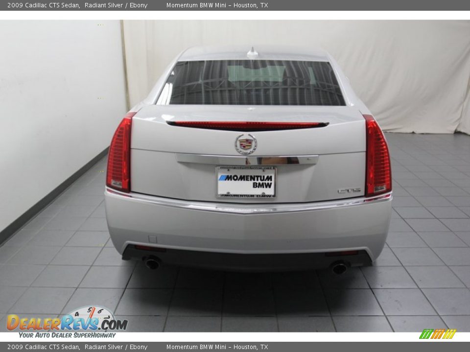 2009 Cadillac CTS Sedan Radiant Silver / Ebony Photo #12