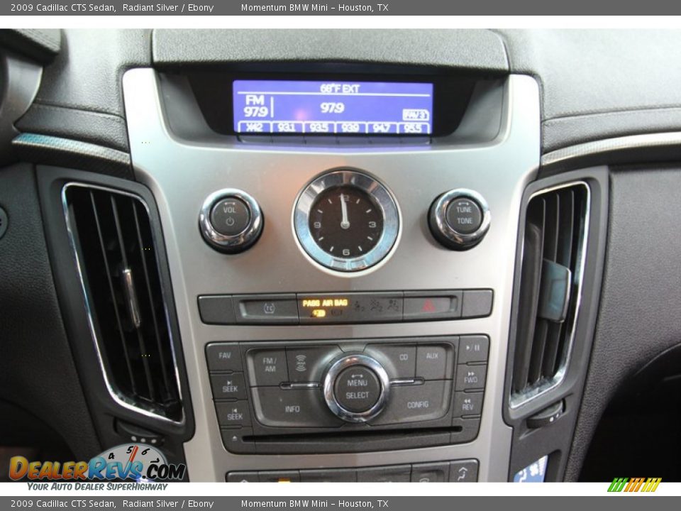 2009 Cadillac CTS Sedan Radiant Silver / Ebony Photo #20