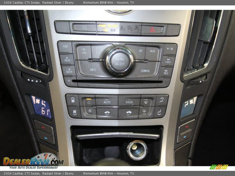 2009 Cadillac CTS Sedan Radiant Silver / Ebony Photo #21