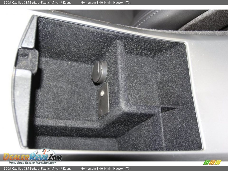 2009 Cadillac CTS Sedan Radiant Silver / Ebony Photo #23