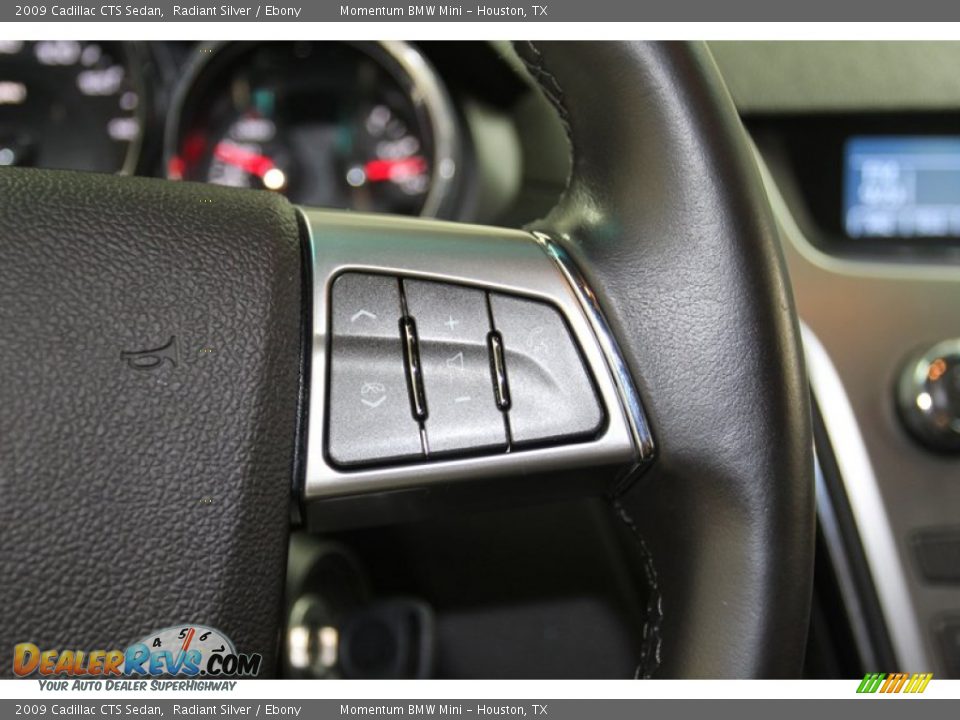 2009 Cadillac CTS Sedan Radiant Silver / Ebony Photo #24