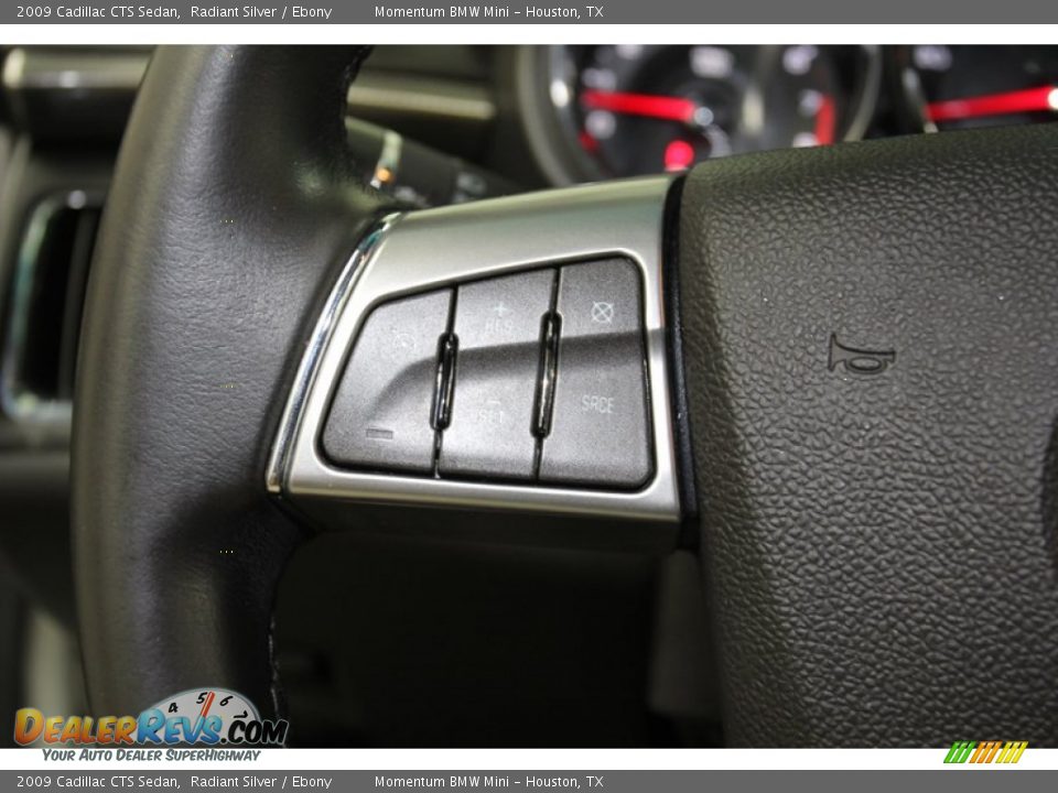 2009 Cadillac CTS Sedan Radiant Silver / Ebony Photo #25
