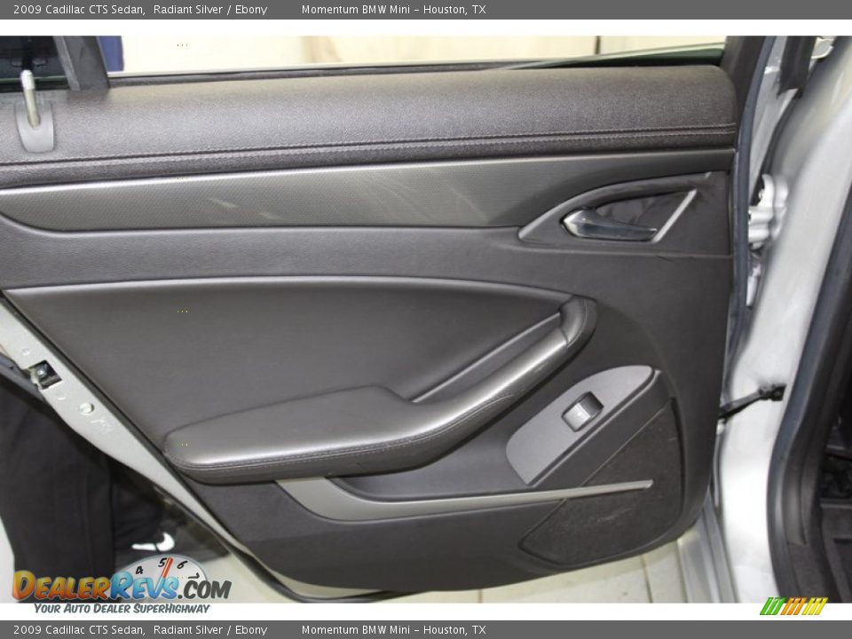 2009 Cadillac CTS Sedan Radiant Silver / Ebony Photo #28